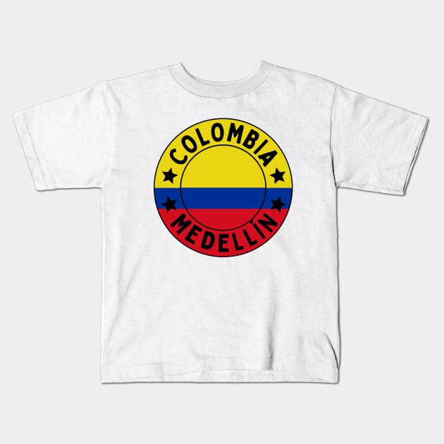 Medellin Kids T-Shirt by footballomatic